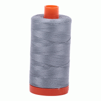 Aurifil Mako Cotton Thread - 50 wt. - 1422 yard spool - #2610 Light Blue Grey