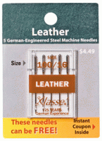 Klasse Sewing Machine Needles - Leather Size 100/16