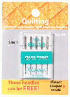 Klasse Sewing Machine Needles - Quilting Size 80/12