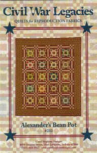 Alexander's Bean Pot - quilt pattern