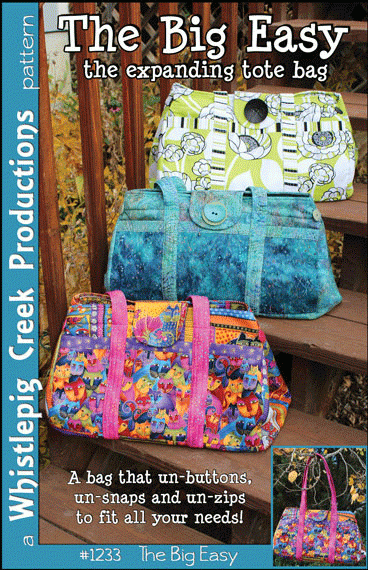 The Big Easy - tote bag pattern
