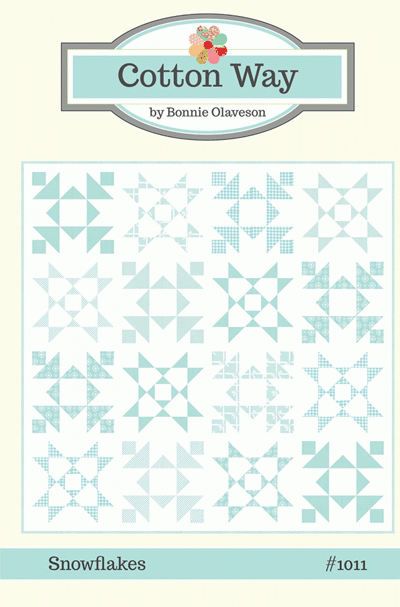 Snowflakes - quilt pattern *