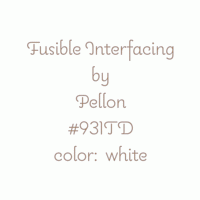 931TD Pellon Fusible Nonwoven Mediumweight Interfacing