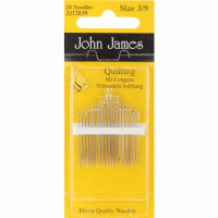 John James Quilting/Betweens Hand Needles Assortment Size 3/9