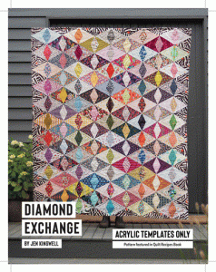 Diamond Exchange - Acrylic Template - by Jen Kingwell