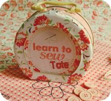 Learn To Sew Tote Tin