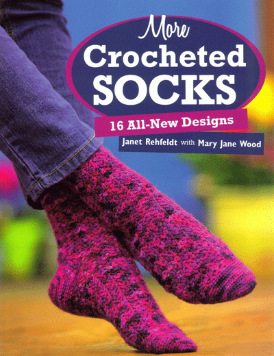 More Crocheted Socks - crochet book *