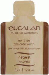 Eucalan Fine Fabric No-Rinse Wash - Single Use - Natural (Unscented)