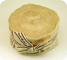 Bella Solids Jelly Roll ~ Natural