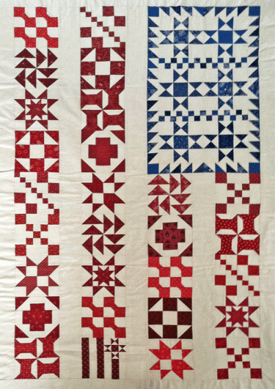 Old Glory Quilt Kit Exclusive To The Calico Cottage Quilt Shop