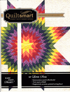 58" Lone Star - quilt pattern on interfacing