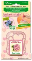 Needle Felting Applique Mold ~ Rose Design *