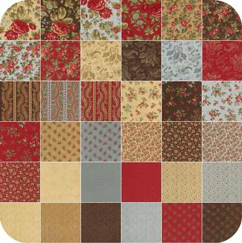 Rosewood Half Yard Bundle Entire Collection 36 Half Yards By 3