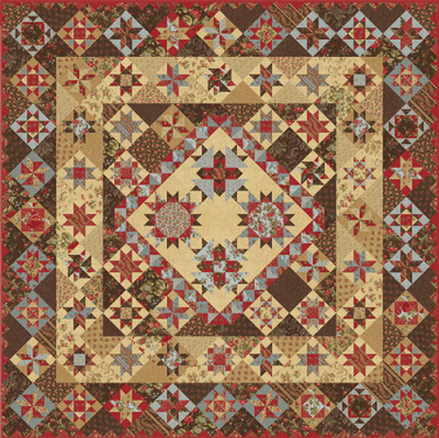 Rosewood Block Of The Month By 3 Sisters For Moda Fabrics Starts