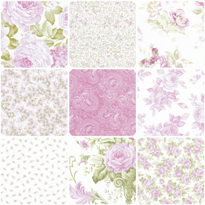 Pristine 2 Mini Fat Quarter Bundle - Spring Colorway