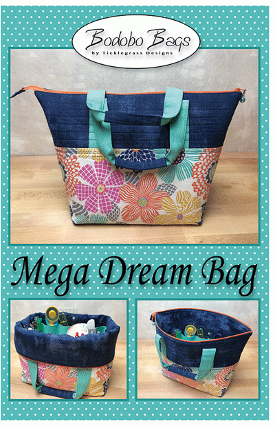 Mega Dream Bag Bag Pattern By Ticklegrass Designs Tg 2009
