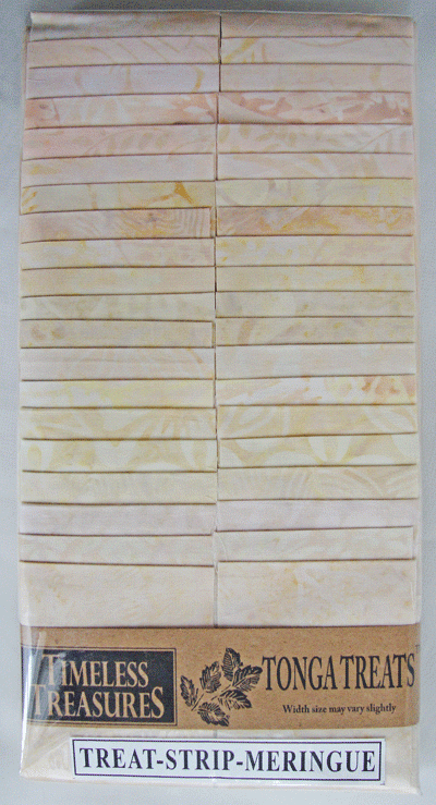 Tonga Batik Treats - Strips - Meringue