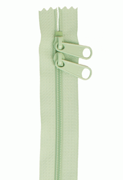 Double Slide Zipper - 30" length - Color:  Light Mint