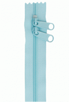 Double Slide Zipper - 30" length - Color:  Robin's Egg Blue