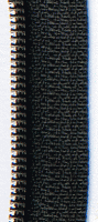 Zipper - 22" length - Color:  Basic Black