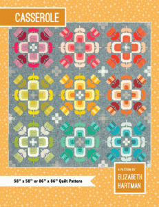 Casserole - quilt pattern