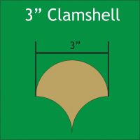 3" Clamshells - 30 Pc. - Paper Pieces