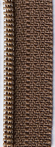Zipper - 14" length - Color:  Coffee Bean