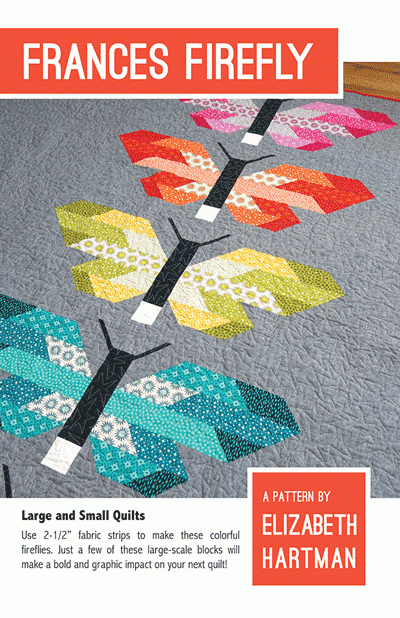Frances Firefly - quilt pattern - by Elizabeth Hartman