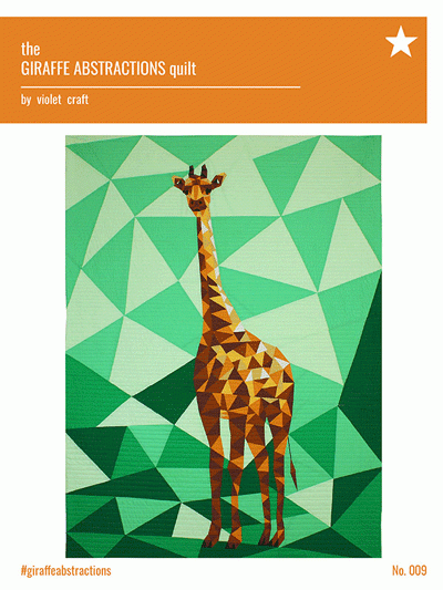 Giraffe Abstractions Quilt - quilt pattern - by Violet Craft