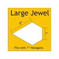 1" Jewel - 75 Pc. - Paper Pieces