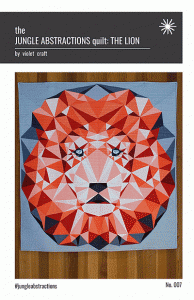 Jungle Abstractions Quilt - The Lion - quilt pattern - by Violet Craft