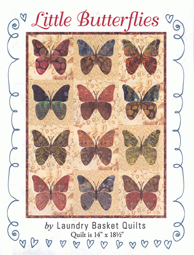 Little Butterflies - mini quilt pattern *