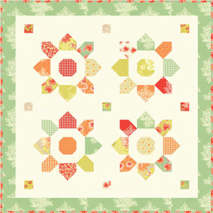 Mini Blossom - mini quilt pattern