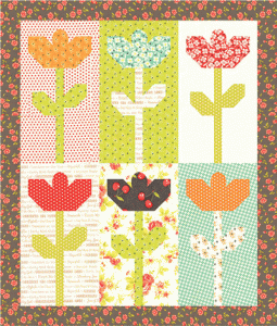 Mini Daisies - mini quilt pattern *