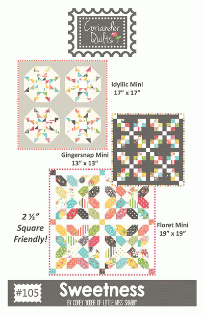 Sweetness - mini quilt patterns *