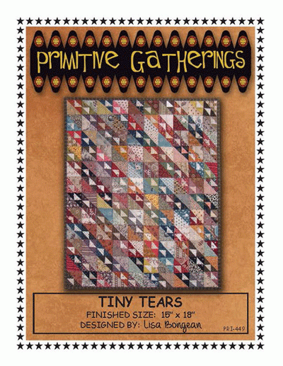 Tiny Tears - mini quilt pattern *