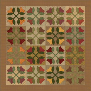 Tulip Tree Applique - quilt pattern