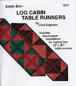 Log Cabin Table Runners