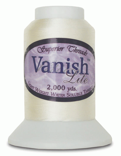 Vanish Lite Water Soluble Thread - 2000 yd. mini cone