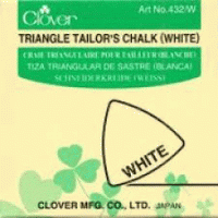 Triangle Tailor's Chalk - White